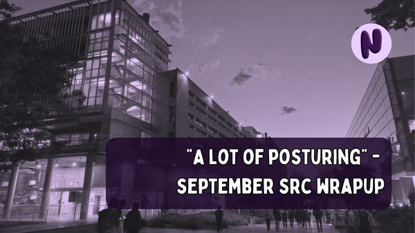 “A Lot of Posturing” - September SRC Wrapup