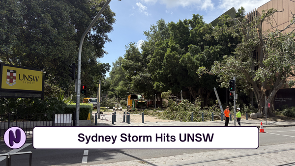 Sydney Storm Hits UNSW